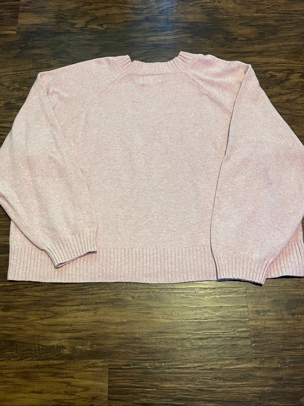 SoSoft Loose Crew-Neck Graphic Sweater Adore- Pink Size XXL - Picture 2 of 7